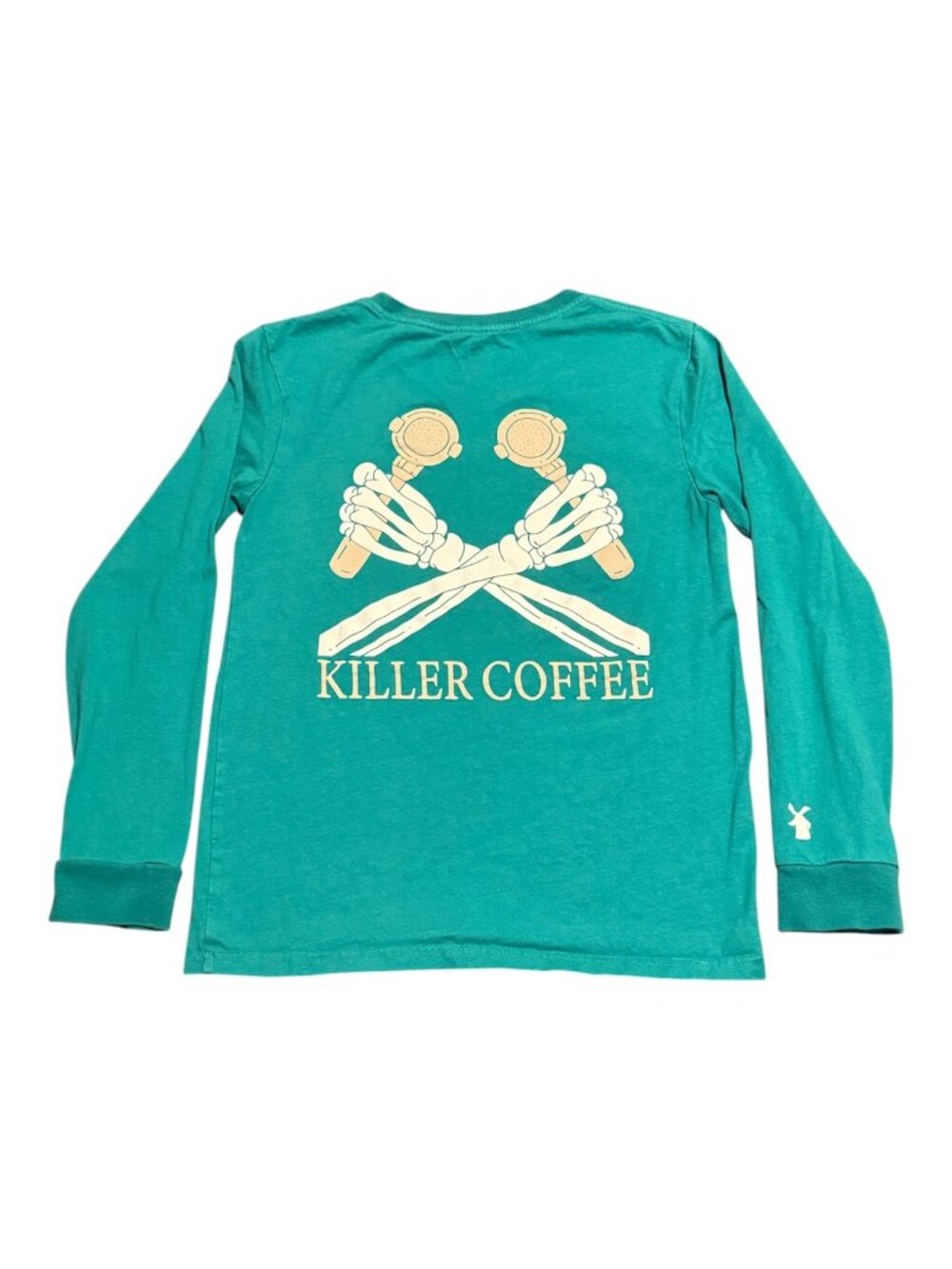 Dutch Bros Womens Coffee Killer Coffee Graphic Long Sleeve Shirt Sz: M *Read*